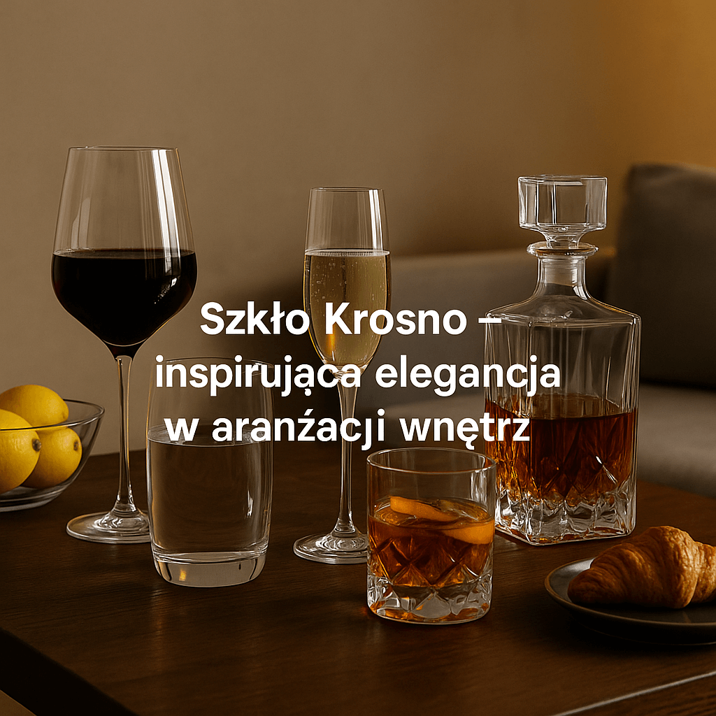 Szkło Krosno inspirująca elegancja w aranżacji wnętrz